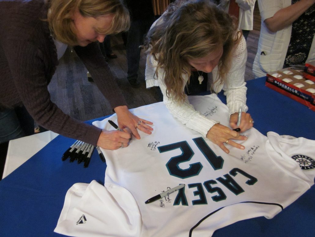 Robert and Melissa Ball Game Wedding at Safeco Field