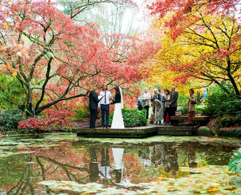 Elope Seattle, Elope with Seattle Wedding Officiants, Seattle Wedding Officiants, Seattle Elope, Wedding Officiant, Wedding Minister, Last Minute Wedding, Washington Park Arboretum wedding